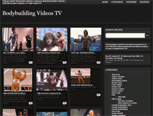 Tablet Screenshot of iambodybuilding.tv